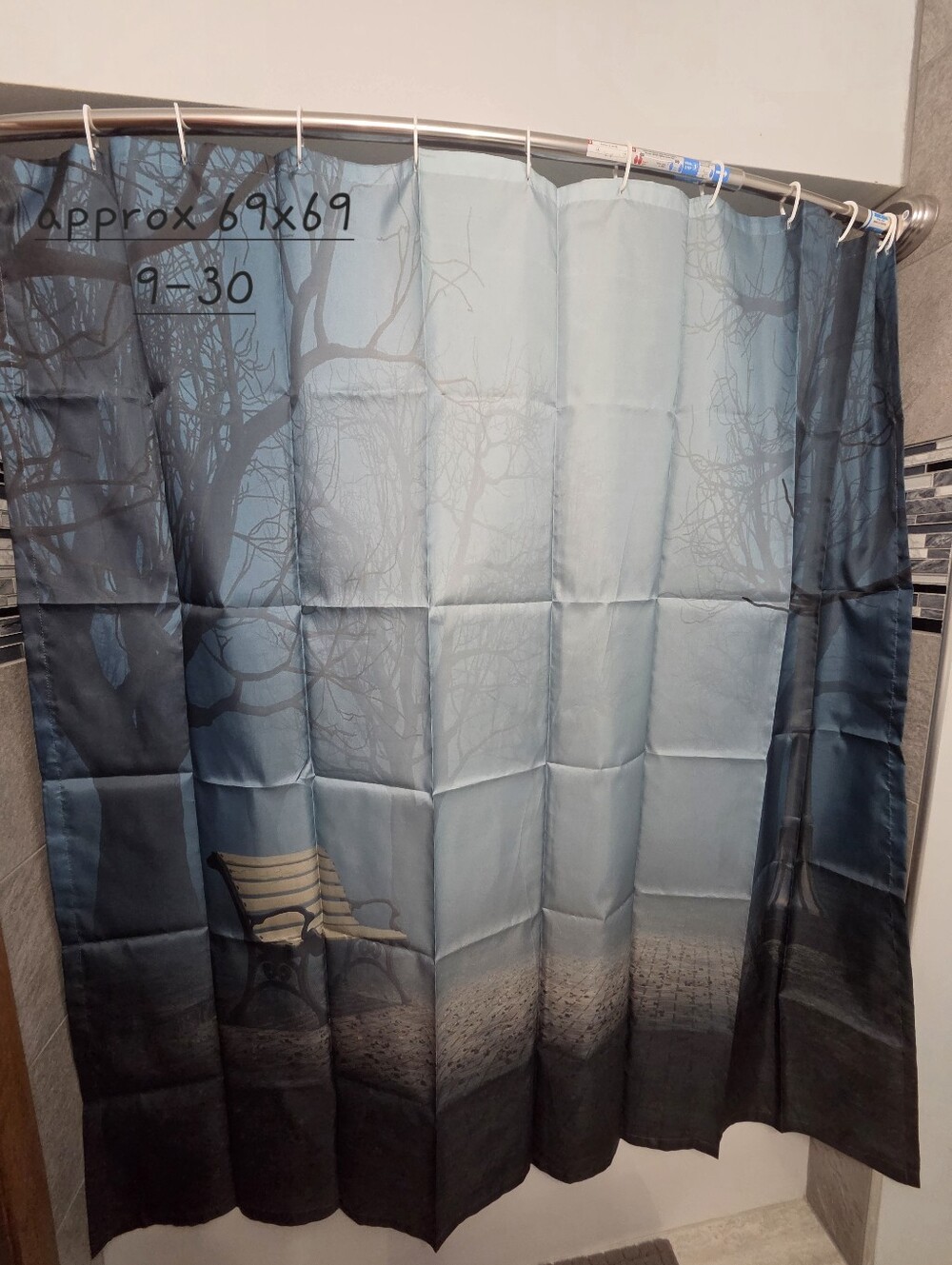 NWOT, Park In The Dark Shower Curtain